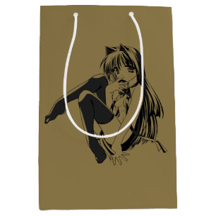 Manga, Neko Catgirl Furry Kawaii Loli Mittlere Geschenktüte