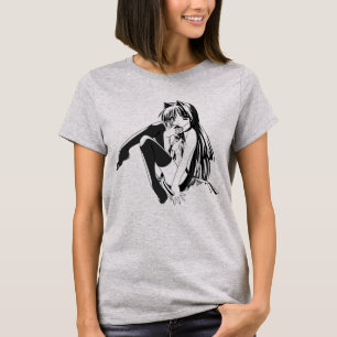 Manga, Neko Katzenmädchen Furry Kawaii Loli T-Shirt