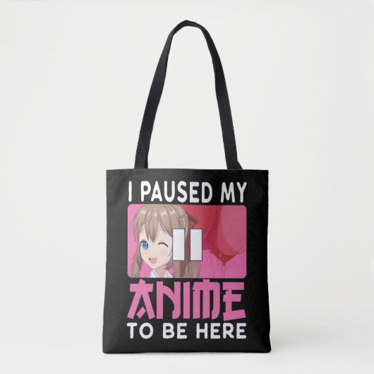 Manga Otaku Girl hat meine Anime Lover gestoppt Tasche (Vorderseite)