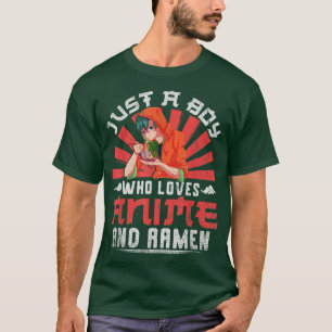 Manga Otaku nur ein Junge, der Anime und Ramen A L T-Shirt