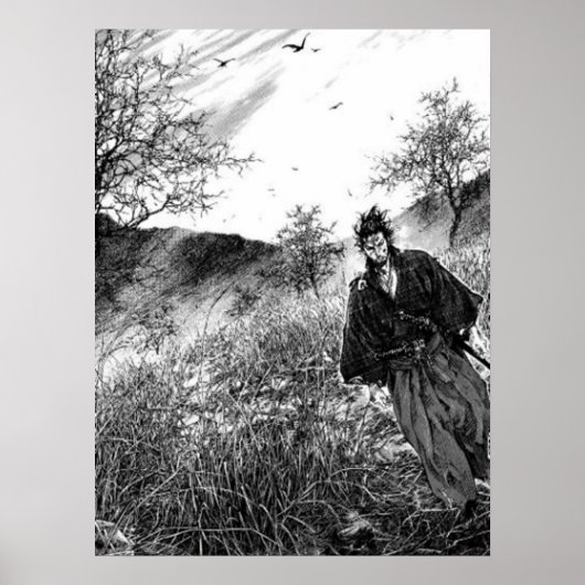 Manga Page Artwork Vagabond Poster (Vorne)