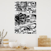 Manga Poster (Küche)