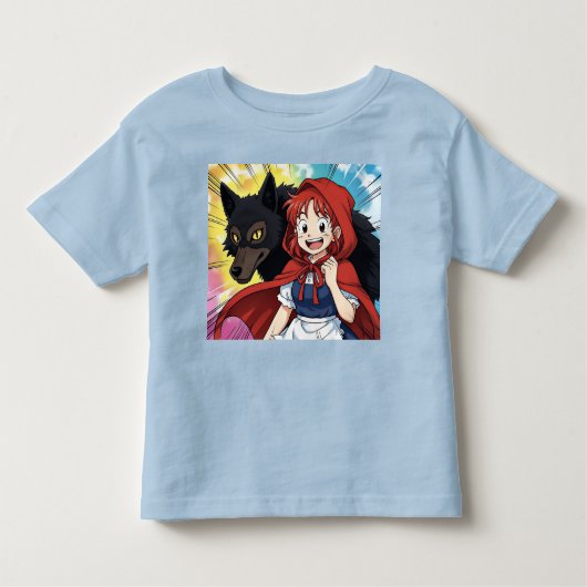 Manga Red Hood Kleinkind T-shirt (Vorderseite)