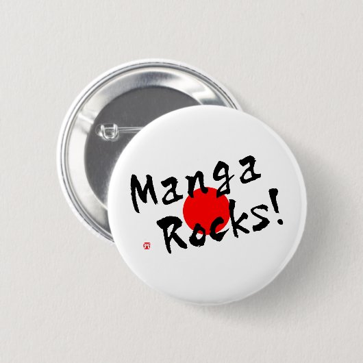 Manga Rocks! Button (Vorne & Hinten)
