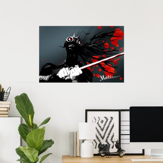 Manga Samurai Poster (Heimbüro)