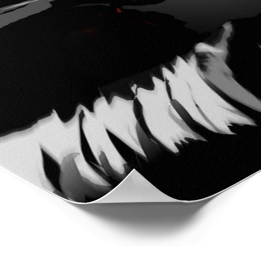 Manga Samurai Poster (Ecke)