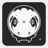 Manga seltsames Kind Ding 2,1 Quadrataufkleber Quadratischer Aufkleber (Vorderseite)