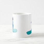 Manga Snowboarder Girl Kaffeetasse (Mittel)