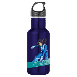 Manga Snowboarder Girl Trinkflasche