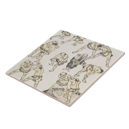 Manga: Studien von Gesten und Lagen des Wringens Fliese (Seite)