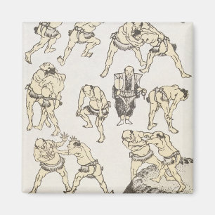 Manga: Studien von Gesten und Lagen des Wringens Magnet