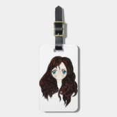 Manga Theme Gepäckanhänger (Vorderseite vertikal)