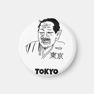 Manga tokyo japan magnet