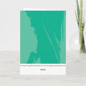 Manga Typ Birthday Karte (Rückseite)