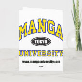 Manga University's Manga Weihnachtskarte 2021 Feiertagskarte (Rückseite)