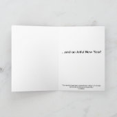 Manga University's Manga Weihnachtskarte 2021 Feiertagskarte (Innenseite)