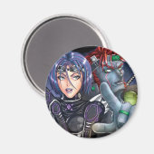 Manga Warriors Magnet (Vorderseite/Rückseite)