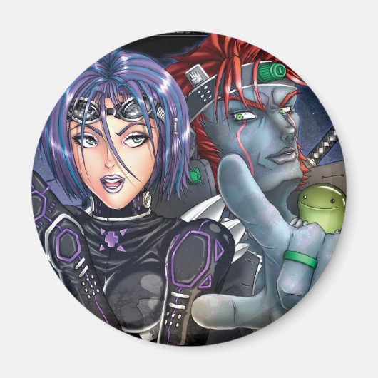 Manga Warriors Magnet (Vorne)
