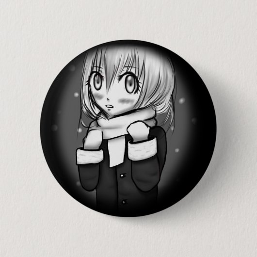 Manga-Winter Button (Vorderseite)