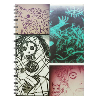 Manga yaei-Mysterieschrei Notizblock