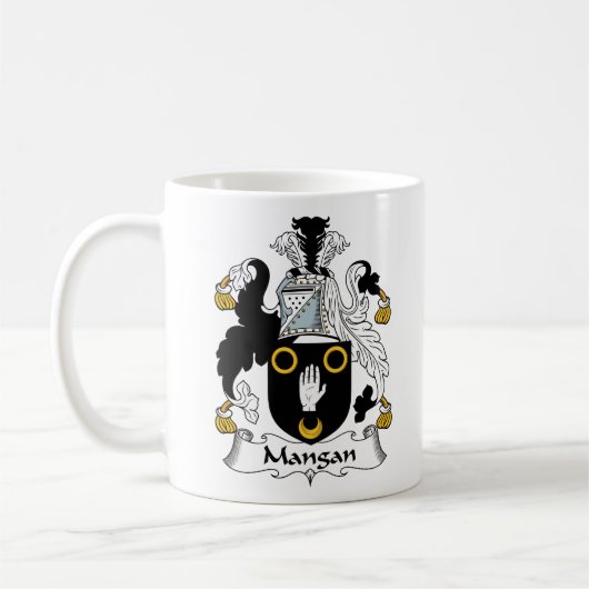 Mangan Familienwappen Kaffeetasse (Links)