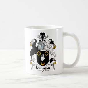 Mangan Familienwappen Kaffeetasse