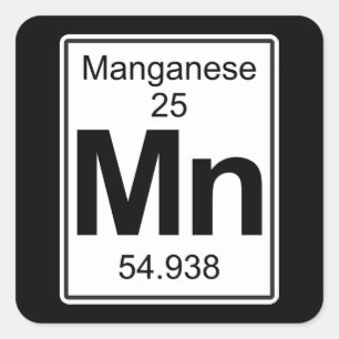 Mangan - Mangan Quadratischer Aufkleber