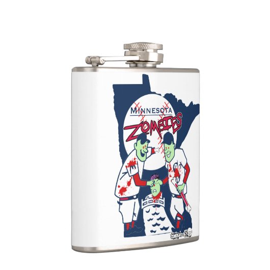 Mangan-Zombie-Flasche Flachmann (Rechts)