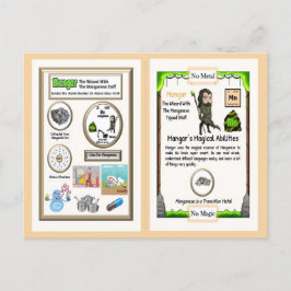 Mangar - Mangan Trading Card Postkarte