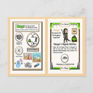 Mangar - Mangan Trading Card Postkarte