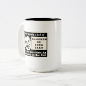 Mangel an Planung Zweifarbige Tasse (Vorderseite Links)