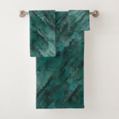 Mangelhafte Zyanmauerei Badhandtuch Set (Insitu)