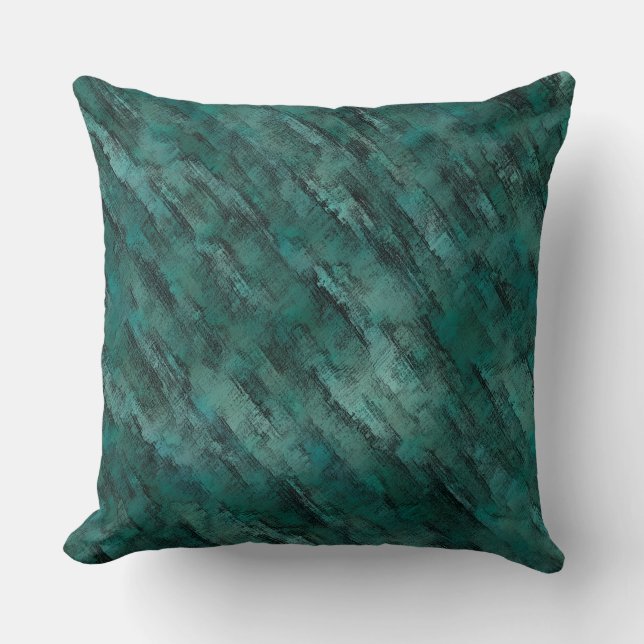 Mangelhafte Zyanmauerei Kissen (Vorderseite)