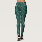 Mangelhafte Zyanmauerei Leggings (Rückseite)