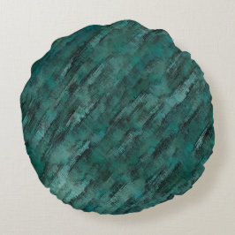 Mangelhafte Zyanmauerei Rundes Kissen