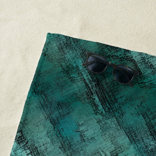 Mangelhafte Zyanmauerei Strandtuch (Beispiel)