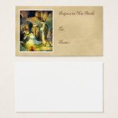 Manger Jesus Gift Tag Weihnachten (Vorne & Hinten)