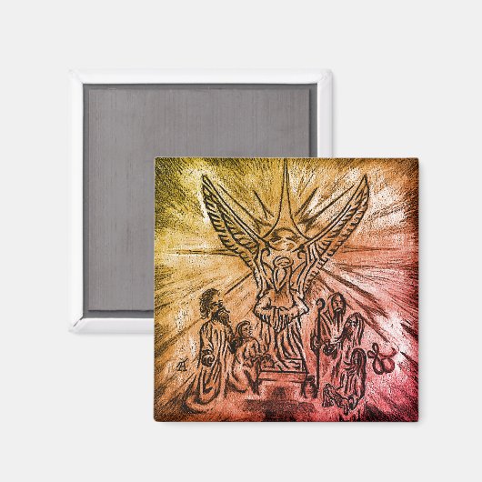 Manger Maze Christlich Art Magnet (Vorderseite/Rückseite)