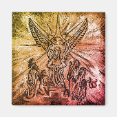 Manger Maze Christlich Art Magnet (Vorne)