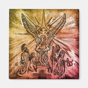 Manger Maze Christlich Art Magnet