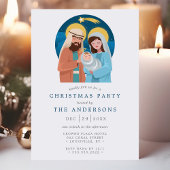 Manger Nativity Christliches Weihnachtsfest-Party Einladung