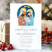 Manger Nativity Christliches Weihnachtsfest-Party Einladung