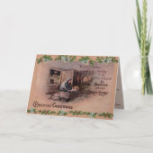 Manger Scene Christian Card Feiertagskarte (Vorderseite)