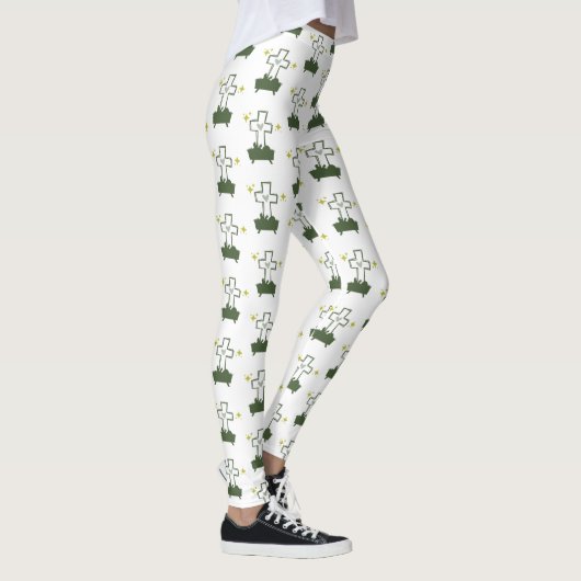 MANGER TO CROSS Christmas Nativity Patterned Leggings (Rechts)