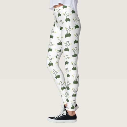 MANGER TO CROSS Weihnachtskrippe Patterned Leggings (Links)