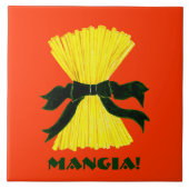 Mangia Italiana Keramik-Fliese Trivet Fliese (Vorderseite)