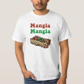 Mangia Mangia italienischer NahrungsmittelT - T-Shirt (Vorderseite)