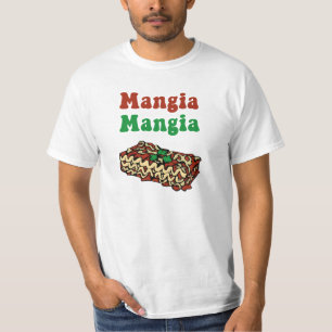 Mangia Mangia italienischer NahrungsmittelT - T-Shirt