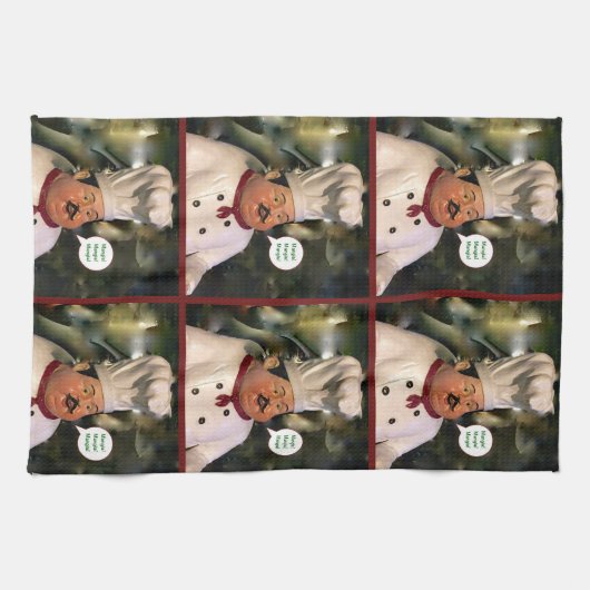 Mangia, Mangia, Mangia Geschirrtuch (Horizontal)