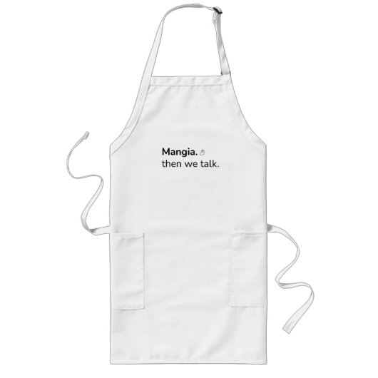 Mangia-Schürze Lange Schürze (Vorne)